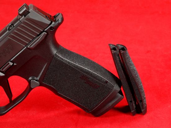 Sig Sauer, P365, XMacro, Striker Fired, Semi-automatic, Polymer Framed Pistol, Sub-Compact, 9MM, 3.7" Barrel, Nitron Finish, Black, XRAY3 Day/Night Sights, Optic Ready, Manual Safety, 2x17rd Magazines, X-Macro, 798681672707, 365XCA-9-BXR3-MS, RTG Parts