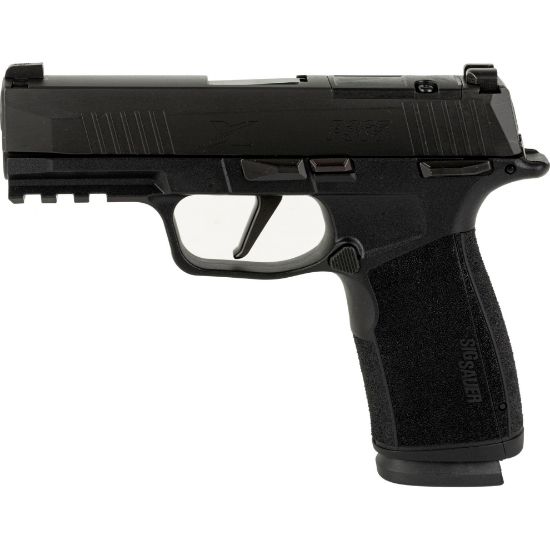 Sig Sauer, P365, XMacro, Striker Fired, Semi-automatic, Polymer Framed Pistol, Sub-Compact, 9MM, 3.7" Barrel, Nitron Finish, Black, XRAY3 Day/Night Sights, Optic Ready, Manual Safety, 2x17rd Magazines, X-Macro, 798681672707, 365XCA-9-BXR3-MS, RTG Parts