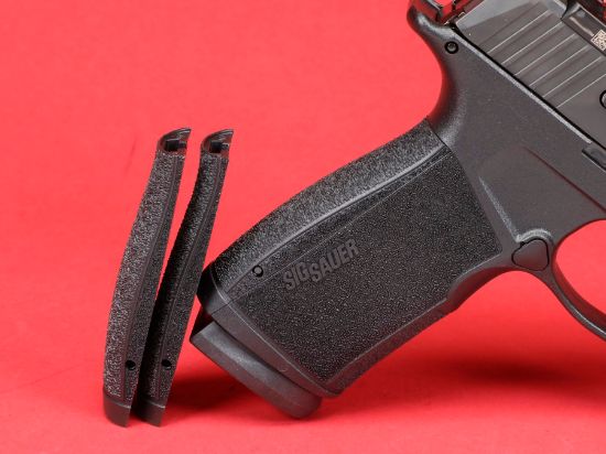Sig Sauer, P365, XMacro, Striker Fired, Semi-automatic, Polymer Framed Pistol, Sub-Compact, 9MM, 3.7" Barrel, Nitron Finish, Black, XRAY3 Day/Night Suppressor Sights, Includes ROMEO-X Compact Red Dot, 2x17rd Magazines, X-Macro, 798681689415, FFL-365XCA-9-BXR3-RXX, RTG Parts