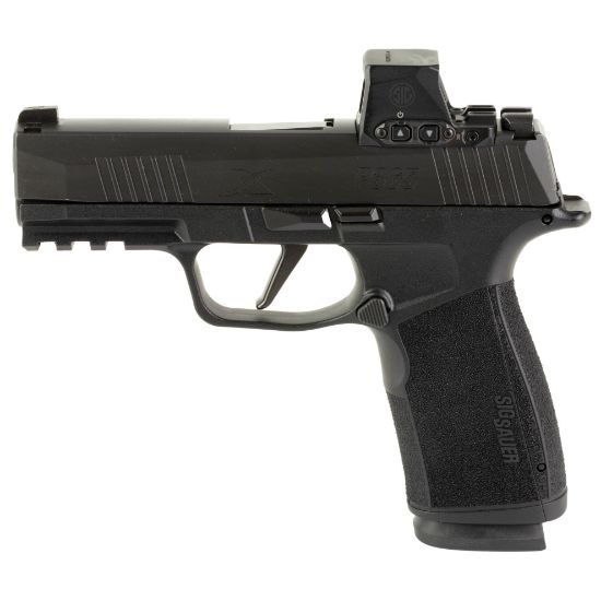 Sig Sauer, P365, XMacro, Striker Fired, Semi-automatic, Polymer Framed Pistol, Sub-Compact, 9MM, 3.7" Barrel, Nitron Finish, Black, XRAY3 Day/Night Suppressor Sights, Includes ROMEO-X Compact Red Dot, 2x17rd Magazines, X-Macro, 798681689415, FFL-365XCA-9-BXR3-RXX, RTG Parts