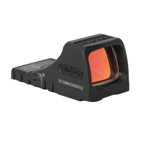 Holosun Technologies, SCS, Green Dot Sight, Non-Magnified, Fits Glock MOS, Green Ring & 2 MOA Dot, Matte Finish, Black, Solar with Internal Battery, 810047071679, H-SCS-M-GR, RTG Parts