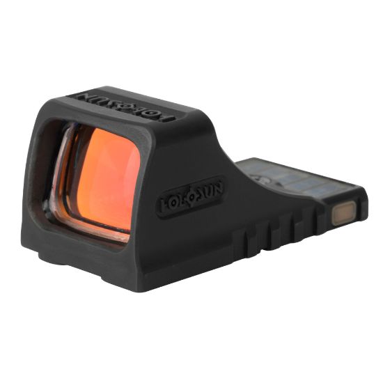 Holosun Technologies, SCS, Green Dot Sight, Non-Magnified, Fits Glock MOS, Green Ring & 2 MOA Dot, Matte Finish, Black, Solar with Internal Battery, 810047071679, H-SCS-M-GR, RTG Parts