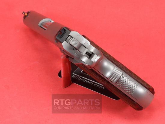 Ed Brown, Kobra Carry 25th Anniversary, Semi-automatic, 1911, Commander Size, Bobtail Frame, 45 ACP, 4.25" Barrel, Cocobolo Grips, Thumb Safety, Front Night Sight, Stainless Steel, Silver, 7 Rounds, 2 Magazines, 800732700779, FFL-ED-BROWN-KC-SS-25, RTG Parts