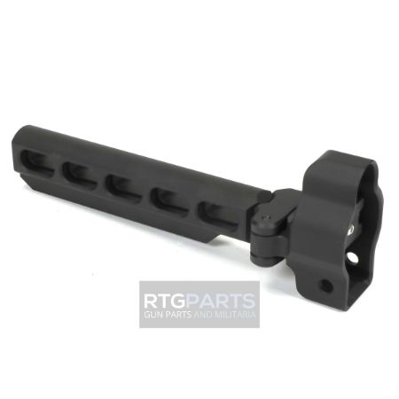 SAMSON B.R.E. FOLDING BUFFERLESS RECEIVER EXTENSION WITH MP5 END CAP AND BUFFER, BLACK, HK33, 850059556696, SAM-04-06162-01, RTG Parts