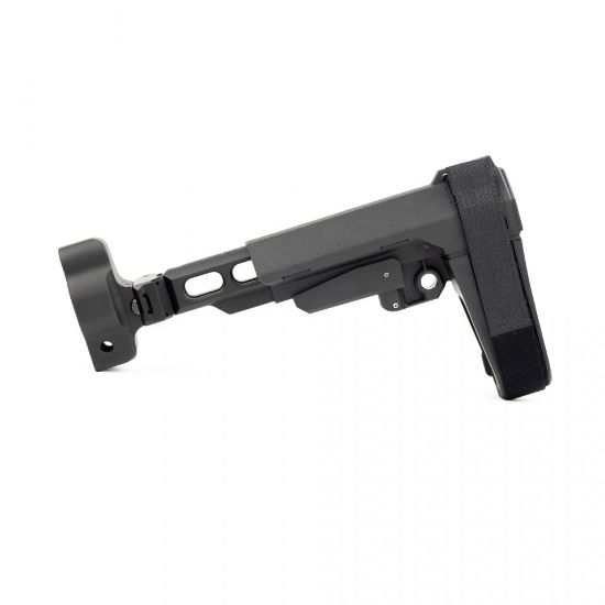 SAMSON B.R.E. FOLDING BUFFERLESS RECEIVER EXTENSION WITH MP5 END CAP, BLACK