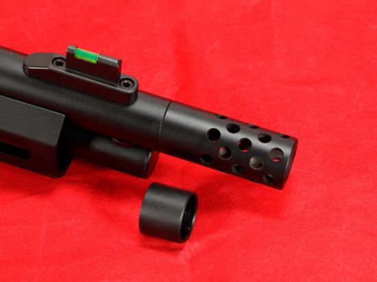 Marlin Firearms, 1895, Dark Series, Lever Action Rifle, 45-70 Government, 16.17" Barrel, Threaded 11/16-24, Polished Radial Muzzle Brake, Black Satin Finish, Black, Picatinny Rail, M-LOK Handguard, Fiber Optic Front Sight with Tritium Ring, Adjustable Ghost Ring Rear Sight, Mid-Size Lever, 5 Rounds, 736676709014, FFL-MARLIN-70901, RTG Parts