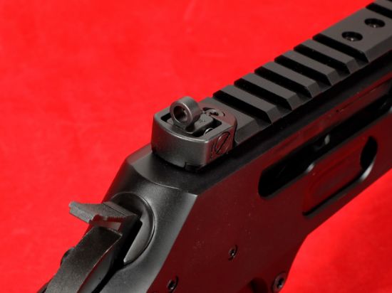Marlin Firearms, 1895, Dark Series, Lever Action Rifle, 45-70 Government, 16.17" Barrel, Threaded 11/16-24, Polished Radial Muzzle Brake, Black Satin Finish, Black, Picatinny Rail, M-LOK Handguard, Fiber Optic Front Sight with Tritium Ring, Adjustable Ghost Ring Rear Sight, Mid-Size Lever, 5 Rounds, 736676709014, FFL-MARLIN-70901, RTG Parts