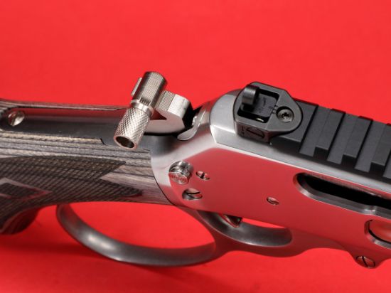 Marlin Firearms, 1895 SBL Lever Action Rifle, 45-70 Government, 19" Cold Hammer-Forged Stainless Steel Threaded Barrel, Polished Stainless Finish, Gray Laminate Stock, Fiber Optic Front Sight with Tritium Ring, Adjustable Ghost Ring Rear Aperture, Full-length Picatinny Rail, 6 Round Tubular Magazine, 736676704781, FFL-MARLIN-70478, RTG Parts