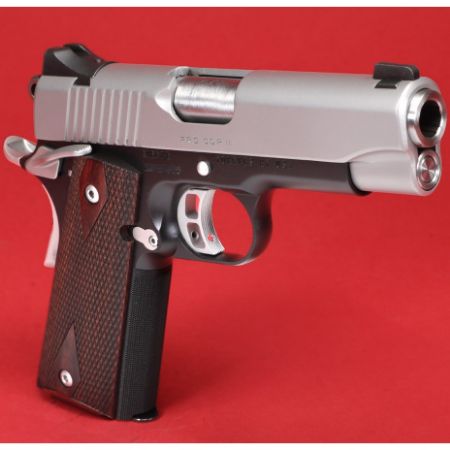 Kimber America, Pro CDP II, Semi-automatic, 1911, Compact, 45 ACP, 4" Barrel, Matte Finish, Black Frame, Silver Slide, Rosewood Grips, Ambidextrous, Manual Safety, Tritium Night Sights, 7 Rounds, 669278320557, FFL-KIMBER-3200055CA, RTG Parts