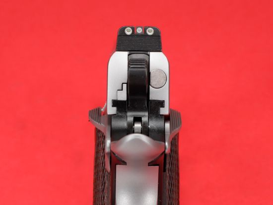 Kimber America, Pro CDP II, Semi-automatic, 1911, Compact, 45 ACP, 4" Barrel, Matte Finish, Black Frame, Silver Slide, Rosewood Grips, Ambidextrous, Manual Safety, Tritium Night Sights, 7 Rounds, 669278320557, FFL-KIMBER-3200055CA, RTG Parts