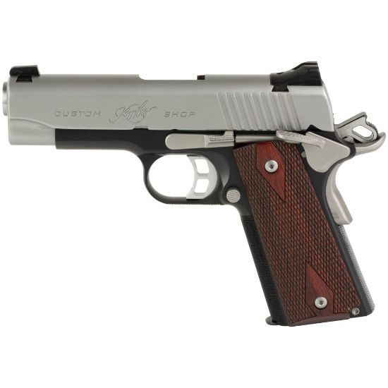 Kimber America, Pro CDP II, Semi-automatic, 1911, Compact, 45 ACP, 4" Barrel, Matte Finish, Black Frame, Silver Slide, Rosewood Grips, Ambidextrous, Manual Safety, Tritium Night Sights, 7 Rounds, 669278320557, FFL-KIMBER-3200055CA, RTG Parts