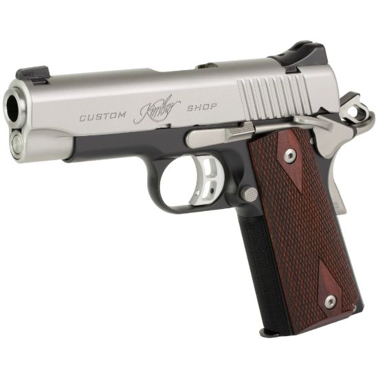 Kimber America, Pro CDP II, Semi-automatic, 1911, Compact, 45 ACP, 4" Barrel, Matte Finish, Black Frame, Silver Slide, Rosewood Grips, Ambidextrous, Manual Safety, Tritium Night Sights, 7 Rounds, 669278320557, FFL-KIMBER-3200055CA, RTG Parts