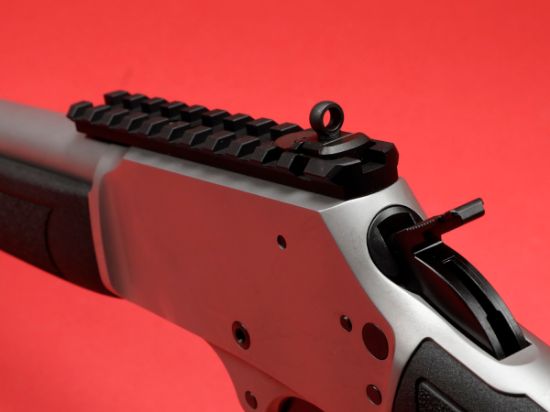 Smith & Wesson, 1854, Lever Action Rifle, 44 Magnum, 19.25" Threaded Barrel, 11/16-24 Thread Pitch, Satin Finish, Stainless Steel, Black Synthetic Stock, M-LOK Handguard, XS Ghost Ring Rear Sight, Gold Bead Front Sight, Cross Bolt Safety, 9 Rounds, 022188896862, FFL-SW-13812, RTG Parts