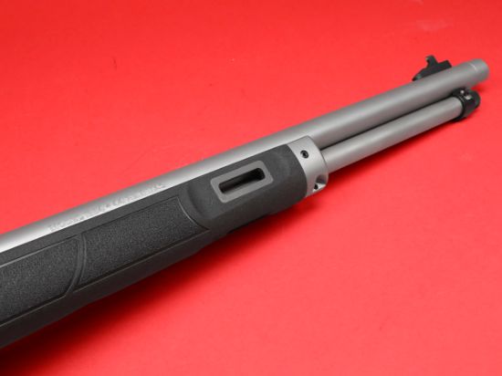 Smith & Wesson, 1854, Lever Action Rifle, 44 Magnum, 19.25" Threaded Barrel, 11/16-24 Thread Pitch, Satin Finish, Stainless Steel, Black Synthetic Stock, M-LOK Handguard, XS Ghost Ring Rear Sight, Gold Bead Front Sight, Cross Bolt Safety, 9 Rounds, 022188896862, FFL-SW-13812, RTG Parts