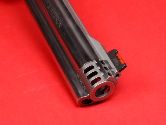 Smith & Wesson, Model 500, Double Action, Metal Frame Revolver, X-Frame, 500 S&W, 8.38" Barrel, Stainless Steel, Satin Finish, Silver, Rubber Grips, HiViz Front Sight, 5 Rounds, 022188635010, FFL-SW-163501, RTG Parts