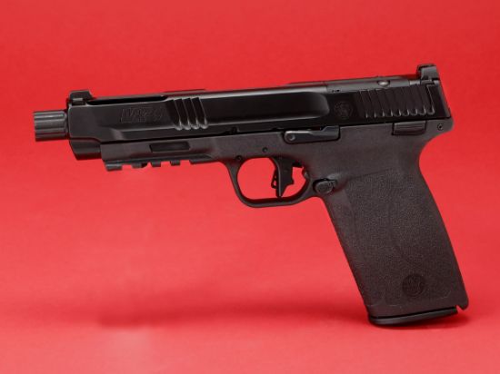Smith & Wesson, M&P, Semi-automatic, Internal Hammer Fired, Full Size, 5.7X28MM, 5" Threaded Barrel, Optics Ready, Manual Thumb Safety, Optic Height Sights, Black, 22 Rounds, 2 Magazines, 022188891218, FFL-SW-13347, RTG Parts