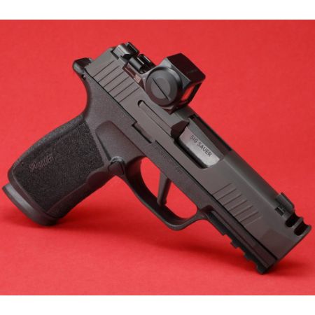 Sig Sauer, P365, XMacro Comp, Striker Fired, Semi-automatic, Polymer Framed Pistol, Sub-Compact, 9MM, 3.1" Barrel, Nitron Finish, Black, XRAY3 Day/Night Suppressor Sights, Includes ROMEO-X Compact Red Dot, 17 Rounds, 2 Magazines, 798681689422, FFL-365XCA-9-COMP-RXX, RTG Parts