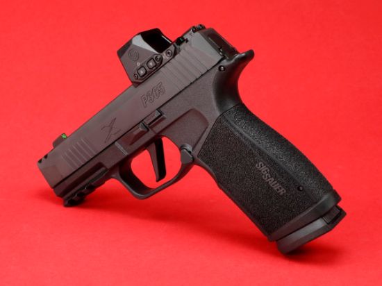 Sig Sauer, P365, XMacro Comp, Striker Fired, Semi-automatic, Polymer Framed Pistol, Sub-Compact, 9MM, 3.1" Barrel, Nitron Finish, Black, XRAY3 Day/Night Suppressor Sights, Includes ROMEO-X Compact Red Dot, 17 Rounds, 2 Magazines, 798681689422, FFL-365XCA-9-COMP-RXX, RTG Parts
