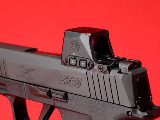 Sig Sauer, P365, XMacro Comp, Striker Fired, Semi-automatic, Polymer Framed Pistol, Sub-Compact, 9MM, 3.1" Barrel, Nitron Finish, Black, XRAY3 Day/Night Suppressor Sights, Includes ROMEO-X Compact Red Dot, 17 Rounds, 2 Magazines, 798681689422, FFL-365XCA-9-COMP-RXX, RTG Parts