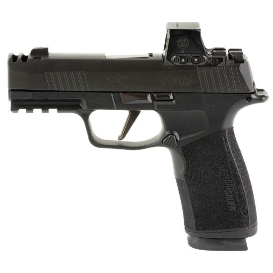 Sig Sauer, P365, XMacro Comp, Striker Fired, Semi-automatic, Polymer Framed Pistol, Sub-Compact, 9MM, 3.1" Barrel, Nitron Finish, Black, XRAY3 Day/Night Suppressor Sights, Includes ROMEO-X Compact Red Dot, 17 Rounds, 2 Magazines, 798681689422, FFL-365XCA-9-COMP-RXX, RTG Parts