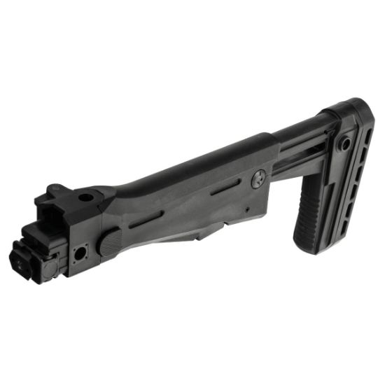 UTG PRO AK Side Folding Stock, AK47 AKM, for Standard Straight Tang Receivers, Stamped Single Tang Receiver Trunnion, AKK-RBU47FS01, RTG Parts