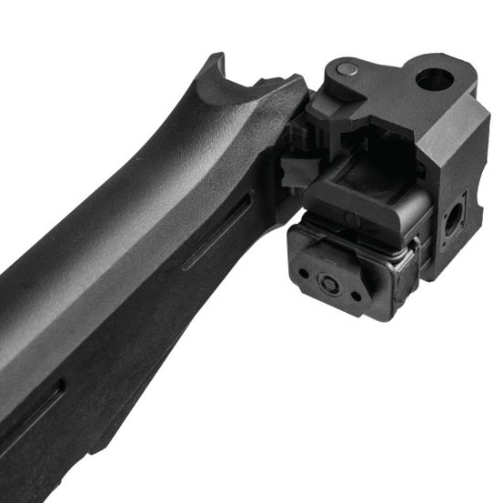 UTG PRO AK Side Folding Stock, AK47 AKM, for Standard Straight Tang Receivers, Stamped Single Tang Receiver Trunnion, AKK-RBU47FS01, RTG Parts