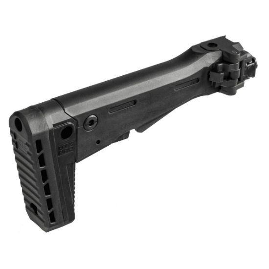UTG PRO AK Side Folding Stock, AK47 AKM, for Standard Straight Tang Receivers, Stamped Single Tang Receiver Trunnion, AKK-RBU47FS01, RTG Parts