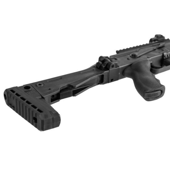 UTG PRO AK Side Folding Stock, AK47 AKM, for Standard Straight Tang Receivers, Stamped Single Tang Receiver Trunnion, AKK-RBU47FS01, RTG Parts