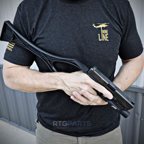 Picture of AUSTRIAN MADE BUBITS TYPE G1 GLOCK PISTOL STABILIZING BRACE & PERSONAL DEFENSE TOOL