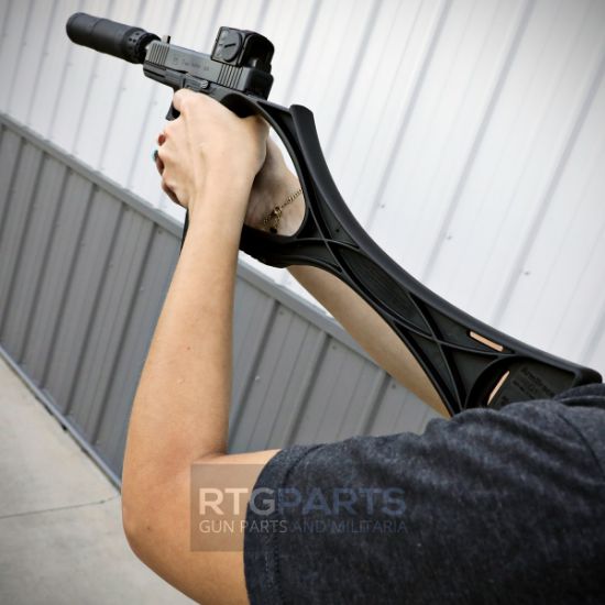 Picture of AUSTRIAN MADE BUBITS TYPE G1 GLOCK PISTOL STABILIZING BRACE & PERSONAL DEFENSE TOOL