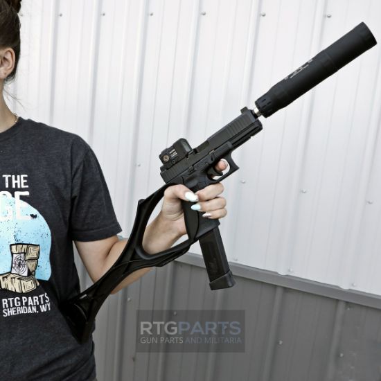 Picture of AUSTRIAN MADE BUBITS TYPE G1 GLOCK PISTOL STABILIZING BRACE & PERSONAL DEFENSE TOOL