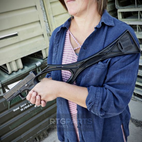Picture of AUSTRIAN MADE BUBITS TYPE G1 GLOCK PISTOL STABILIZING BRACE & PERSONAL DEFENSE TOOL