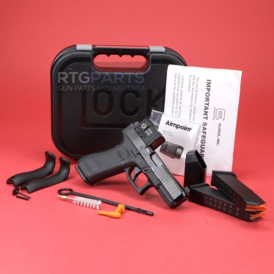 Picture of GLOCK 45 9MM W/ AIMPOINT ACRO P-2 INSTALLED, SUPRESSOR SIGHTS, 17RD