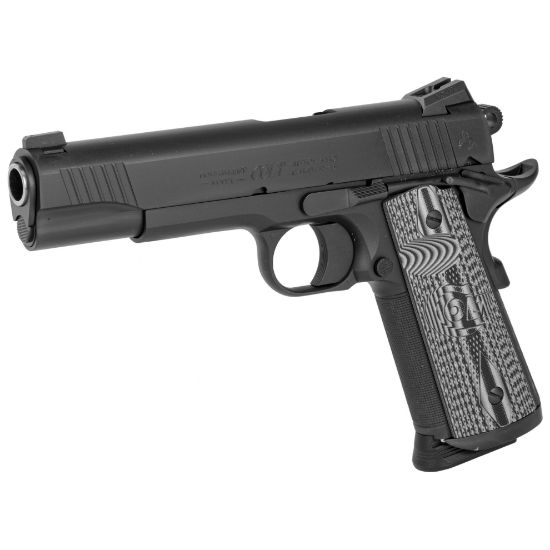 Colt's Manufacturing, Combat Unit Government, 1911, Semi-automatic, Metal Frame Pistol, Full Size, 45ACP, 5" Barrel, Matte Finish, Steel Construction, G10, Adjustable Sights, 1 8rd Magazine, 098289111609, FFL-COLT-O4042CS, RTG Parts