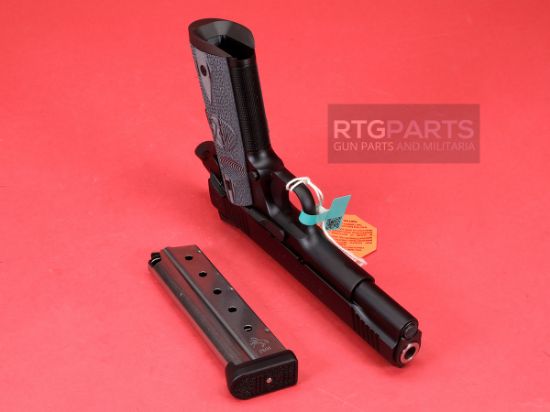 Colt's Manufacturing, Combat Unit Government, 1911, Semi-automatic, Metal Frame Pistol, Full Size, 45ACP, 5" Barrel, Matte Finish, Steel Construction, G10, Adjustable Sights, 1 8rd Magazine, 098289111609, FFL-COLT-O4042CS, RTG Parts