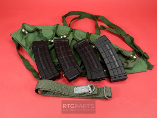 ZASTAVA M85 ZPAP BATTLE-PACK, 5.56x45mm AK W/ 5XMAGS, SIDE FOLDING BRACE, SLING, BANDOLIER, 685757099004, FFL-ZASTAVA-ZP85556TBSR-BATTLE-PACK, RTG Parts