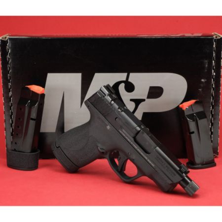 Smith & Wesson, M&P9 Shield Plus, Striker Fired, Semi-automatic, Polymer Framed Pistol, Micro-Compact, 9MM, 3.7" Barrel, Threaded 1/2X28, Armornite Finish, Black, Front Night Sight, Blacked Out Rear Sight, No Manual Safety, Optics Ready, 3 Magazines 10rd 13rd 15rd, 022188897807, FFL-SW-14095, RTG Parts