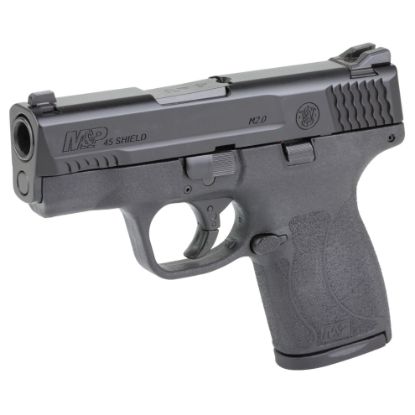 Smith & Wesson, M&P Shield M2.0, Striker Fired, Semi-Automatic, Polymer Frame Pistol, Micro-Compact, 45 ACP, 3.3 Barrel, Armornite Finish, Black, 3 Dot Sights, No Thumb Safety, 2 Magazines, 6rd, 7rd, 022188868135, FFL-SW-11531, RTG Parts