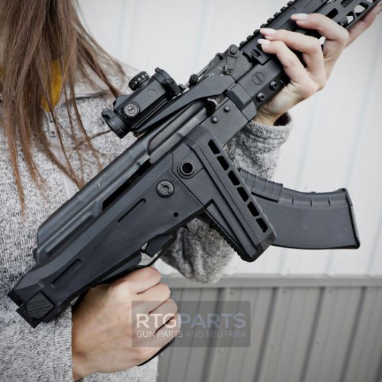 Picture of UTG PRO AK47/AKM FOLDING STOCK FOR STANDARD AKM TRUNNION 