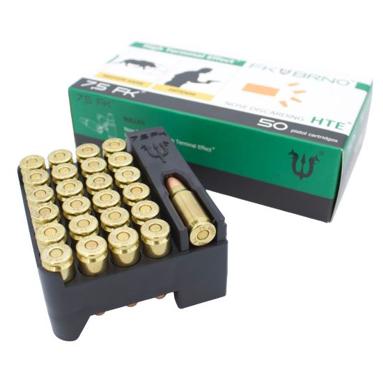 FK BRNO F9 HV Ammo, 7.5 FK, High Velocity, 101 Grain, Lead Free Flat Point, Solid Copper, 101gr, HP, 1950 FPS, Standard Velocity, 860002300795, AMMO-FK-AMMOF9-50, RTG Parts