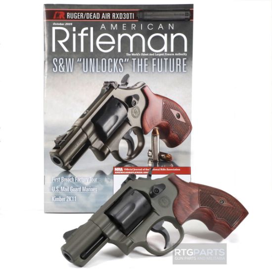 Smith & Wesson, Model 19 Carry Comp, Performance Center, DA/SA Revolver, 357 Magnum/38 Special, 2.5" PowerPort Barrel, Carbon Steel Frame, Cerakote Finish, Moss Green, Black Cylinder, Wood and Synthetic Grips, Front Night Sight, Adjustable Rear Sight, 6 Rounds, No-Lock, No Internal Lock, 022188901498, FFL-SW-14451, RTG Parts