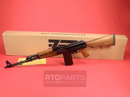 Zastava, M77, Semi-automatic Rifle, AK, 308 Winchester, 19.7" Barrel, Matte Blued Finish, Wood Furniture, Adjustable Sights, 20 Rounds, 1 Magazine, 685757098731 , FFL-ZASTAVA-ZR77308W, RTG Parts