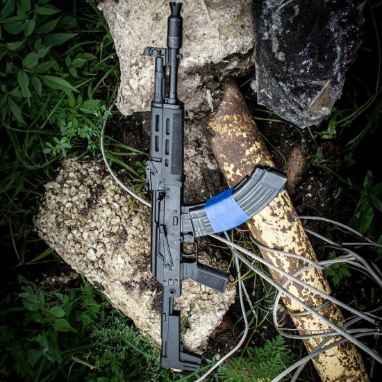 Picture of B5 SYSTEMS AK FOLDING STOCK, COLLAPSIBLE, FITS 4.5MM FOLDING TRUNNION, BLACK