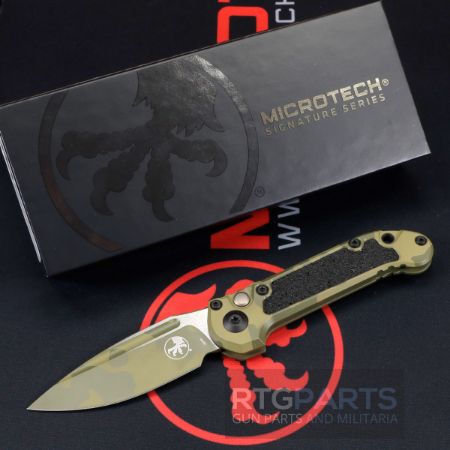 Picture of MICROTECH LUDT GEN III AUTO KNIFE, S/E, 3.5 INCH, BAZOOKA CAMO, 1135-1BOCS-Z4