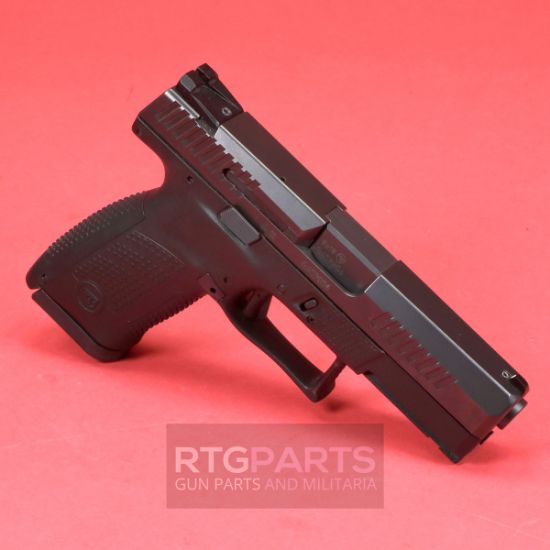 Picture of DEMO CZ P-10 C 4" BLACK 2X15RD PN91531 W/ HOLSTER