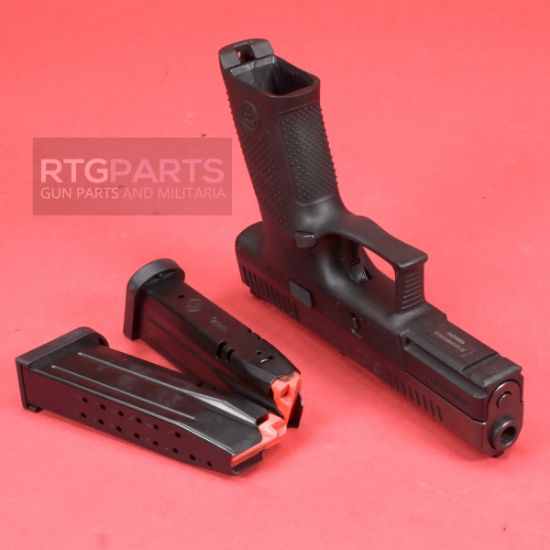 Picture of DEMO CZ P-10 C 4" BLACK 2X15RD PN91531 W/ HOLSTER