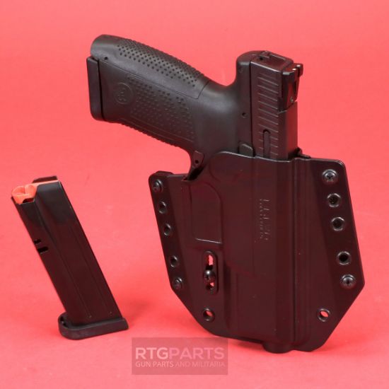 Picture of DEMO CZ P-10 C 4" BLACK 2X15RD PN91531 W/ HOLSTER