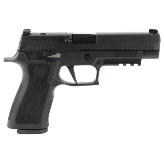 Sig Sauer, P320XF, Striker Fired, Semi-automatic, Polymer Frame Pistol, Full Size, 9MM, 4.7" Barrel, Polymer Frame, Nitron Finish, Black, XSeries Flat Trigger, XRAY3 Night Sights w/R2 Base Plate. 17 Rounds, 2 Magazines, 798681663644, FFL-SIG-320XF-9-BXR3P-R2, RTG Parts