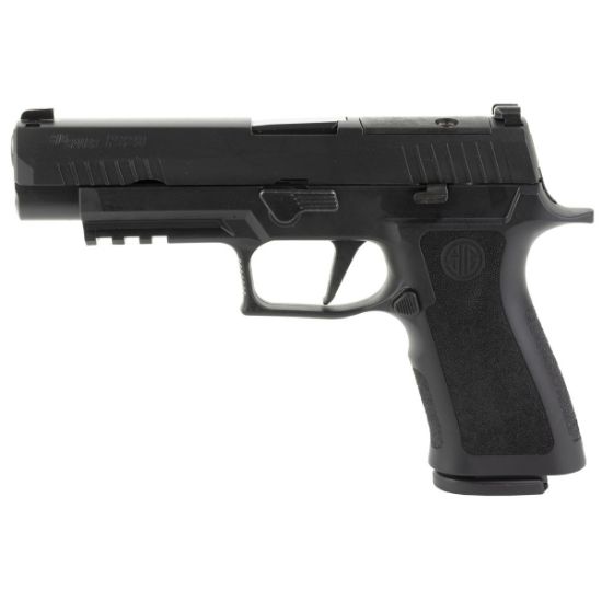 Sig Sauer, P320XF, Striker Fired, Semi-automatic, Polymer Frame Pistol, Full Size, 9MM, 4.7" Barrel, Polymer Frame, Nitron Finish, Black, XSeries Flat Trigger, XRAY3 Night Sights w/R2 Base Plate. 17 Rounds, 2 Magazines, 798681663644, FFL-SIG-320XF-9-BXR3P-R2, RTG Parts
