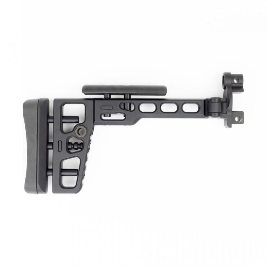 SAMSON S.A.S. FOR MP5K SP5K SP89, Tactical Folding Stock, Adjustable Cheek Piece, Adjustable Length of Pull, MP5 Integrated End Cap and Buffer, 850059556757, SAM-04-06166-01, RTG Parts